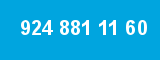 924 881 11 60 924 881 11 60